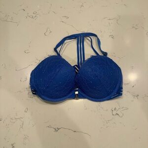 Victoria's Secret Royal Blue Lace Bra